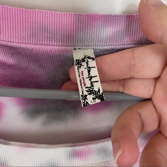 NEW Free People Kelly Washed Tie-Dye Sweatshirt - Picture 16 of 16